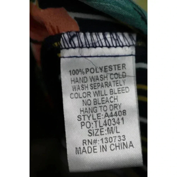 Umgee Kimono Open Front Duster-Floral-Size M/L-Sheer - Picture 4 of 7